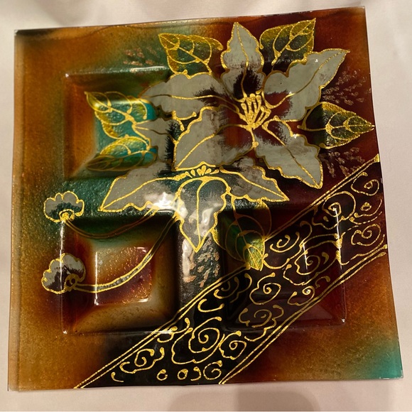 Gorgeous Desti Design Glass Divided Serving Dish - Picture 5 of 6